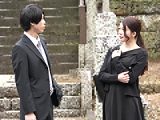 墓参りに来た未亡人の美熟女をナンパ即ハメ