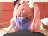 かわいそうなコスプレイヤー最強美乳・エロ布フェラ