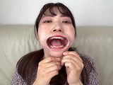 【個人撮影】水月みお初喉チンコ触り＆舌や八重歯を観察